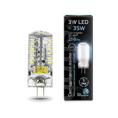 Лампа светодиодная LED 3Вт G4 12В 4100К | 207707203 | Gauss