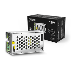 Блок питания для светодионой ленты LED STRIP PS 15W 12V IP20 | 202003015 | Gauss