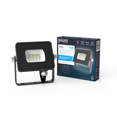 Прожектор светодиодный Qplus 10W 850lm 6500K 200-240V IP65 графитовый LED 1/20 | 690511310 | Gauss