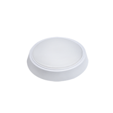 Светильник светодиодный пылевлагозащищенный для ЖКХ HALL круг 12W 980lm 6500K 200-240V IP40 D135*32мм белый LED 1/40 | 193411312 | Gauss