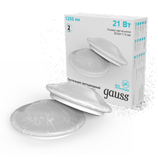 Светильник светодиодный IP20 D350*115 21W 1250lm 4000K DECOR бамбук 1/10 | 941428221 | Gauss