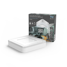 Светильник светодиодный Backlight накладной BL223 Квадрат. Акрил, 6+3W, 4000K, 145*145, | BL223 | Gauss