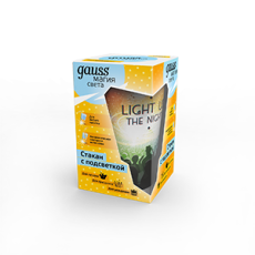 Светильник настольный Стакан с подсветкой модель LCUP Party 3XLR44 LED | LC004 | Gauss