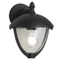 Светильник садово-парковый Aura на стену вниз 188*210*238mm, 170-240V / 50Hz, 1xE27, Max.60W, IP54 | GD028 | Gauss