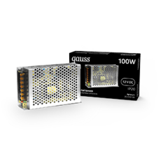 Блок питания для светодиодной ленты LED STRIP PS 100W 12V IP20 | 202003100 | Gauss