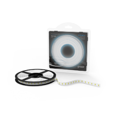 Лента светодиодная 2835/60-SMD 4.8W 12V DC холодный белый (блистер 5м) | 312000305 | Gauss