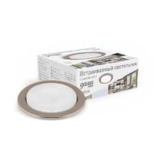 Светильник точечный встраиваемый под лампу Tablet GX006 Титан, GX53 | GX006 | Gauss