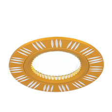 Светильник точечный встраиваемый Aluminium AL017 Круг. Золото/Хром, Gu5.3 | AL017 | Gauss