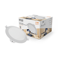 Светильник светодиодный встраиваемый круглый белый, 11W, 880 Lm LED 2700K | 946411111 | Gauss
