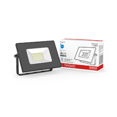 Прожектор светодиодный Elementary 20W 1320lm IP65 6500К черный ПРОМО 1/20 | 613100320P | Gauss