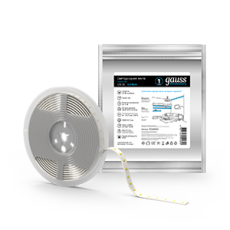 Лента светодиодная Elementary 2835/60-SMD 4.8W 12V DC синий IP20 (ZIP Bag 5м) | 355000505 | Gauss