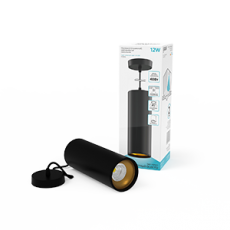 Светильник светодиодный накладной/подвесной HD035 12W (черный/золото) 4100K 79*200мм 1/10 | HD035 | Gauss