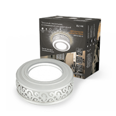 Светильник точечный встраиваемый Backlight BL144 Кругл.Gu5.3, 3W, LED 3000K 1/40 белый матовый | BL144 | Gauss