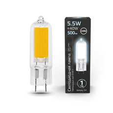 Лампа светодиодная Black LED G4 AC220-240V 5.5W 500lm 4100K Glass | 107807205 | Gauss