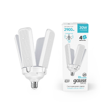 Лампа светодиодная Basic 30W 2900lm 4000K E27 Клевер-4 | 11732232 | Gauss