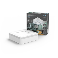 Светильник светодиодный Backlight накладной BL221 Квадрат. Акрил, 3+3W, 4000K, 105*105, | BL221 | Gauss