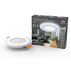 Светильник светодиодный встраиваемый Backlight BL117 Кругл. Акрил, 6+3W, LED 4000K, диам. 145, | BL117 | Gauss