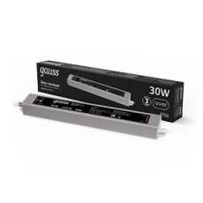 Блок питания для светодиодной ленты пылевлагозащищенный 30W 12V IP66 | 202023030 | Gauss