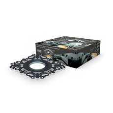 Светильник точечный встраиваемый Backlight BL129 Квадрат/узор. Черный, Gu5.3, 3W, LED 4000K | BL129 | Gauss