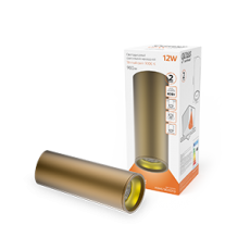 Светильник светодиодный декоративный бытовой HD002 12W (кофе золото) 3000K 79x200мм | HD002 | Gauss