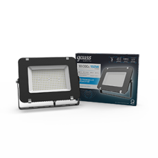 Прожектор светодиодный Qplus 150W 18000lm 6500K 175-265V IP65 графитовый LED 1/4 | 690511150 | Gauss