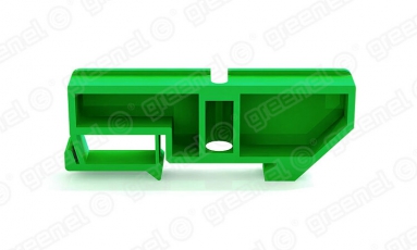 Изолятор для установки нулевой шины на DIN-рейку 35мм зеленый | GE60021-10 | GREENEL