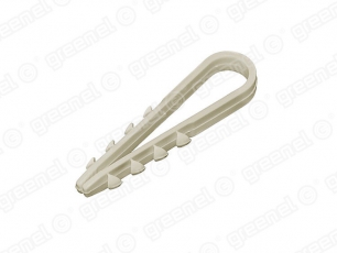 Дюбель-хомут для наружного монтажа провода 11-18мм, цвет-СЕРЫЙ (100/1000/6000шт) | GE50111-07 | GREENEL