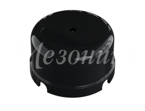 Коробка распред. пластик. D78мм, высота 43мм, IP20, цвет - черный, УСАДЬБА, МЕЗОНИНЪ | GE30236-05 | GREENEL |