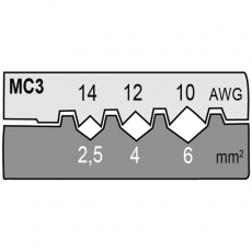 Насадка для обжимных клещей арт. 211657 | 211657/E | Haupa