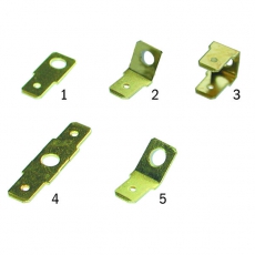 Штекер плоский, латунь, 0°, 6,3x0,8 мм (упак.200шт) | 280180 | Haupa