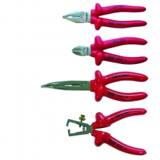 Набор клещей VDE, двухслойная изоляция 4 шт., 1000В | 220126 | Haupa