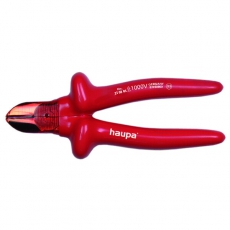 Кусачки боковые VDE 180 мм полностью изолированные, 1000В | 210302 | Haupa