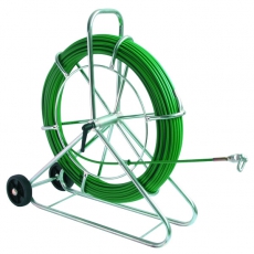 Устройство для протяжки кабеля FIX, вертикальное, с колесами, 80 м | 143164 | Haupa