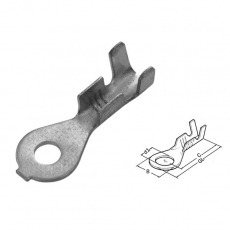 Наконечник кабельный лужёный с кольцом, латунь, 1-2,5 5,08 мм (упак.200шт) | 280170 | Haupa