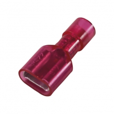 Гильза плоская штепсельная, полностью изолированная 0,5-1/6,3x0,8, поликарбонат (упак.100шт) | 340414 | Haupa