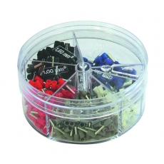 Коробка с лужеными конечными гильзами 0,5-2,5 мм? (нем. цветовой ряд III) | 270854 | Haupa