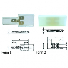 Распределитель, форма B, 6,3x0,8 мм (упак.50шт) | 280582 | Haupa
