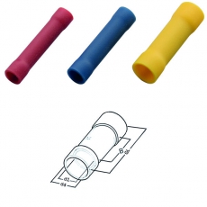 Соединитель стыковой, изолированный, 1,5-2,5, ПВХ (упак.100шт) | 260352 | Haupa