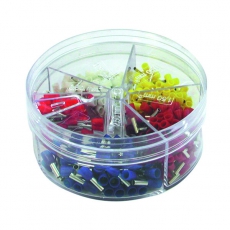 Гильзы изолированные конечные (НШВИ) в коробке, цветовой ряд II, 5 наименований | 270852 | Haupa