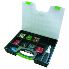 Набор конечных гильз, цветовая серия I, с клещами 210824 | 270882 | Haupa