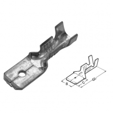 Наконечник кабельный с кольцом, латунь, 1-2,5 5,08 мм (упак.200шт) | 280140 | Haupa