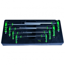 Набор шестигранных ключей с T-образной рукояткой 2-10 мм | 100961 | Haupa