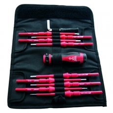 Набор Vario TQ VDE: отвёртка со сменными насадками шестигранник 1.0-6.0 Нм, 1000В | 102704 | Haupa