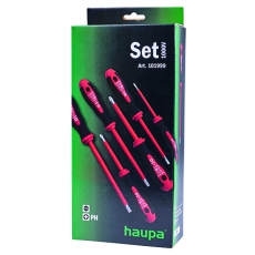 Набор двухкомпонентных отвёрток VDE РН, 1000В | 101999 | Haupa