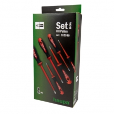 Набор двухкомпонентных отвёрток VDE РZ, серия Slim, 1000В | 102999/PZ | Haupa