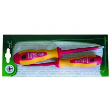 Набор двухкомпонентных отвёрток PZ/FL 1 & 2, серия Slim , 1000В | 101879 | Haupa