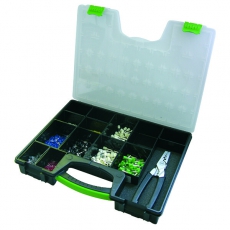 Набор конечных гильз, цветовая серия II, с клещами 210824 | 270894 | Haupa