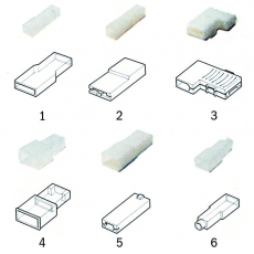 Гильза изоляционная, форма 2, нейлон, 6,3 мм (упак.100шт) | 280202 | Haupa