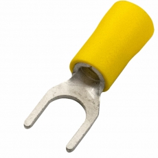 Наконечник кабельный с вилкой НВИ 2,5-6 М6, EСO line (упак.100шт) | 370322 | Haupa