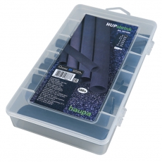 Набор термоусадочных трубок 2: 1, черный, 160 штук | 267200 | Haupa